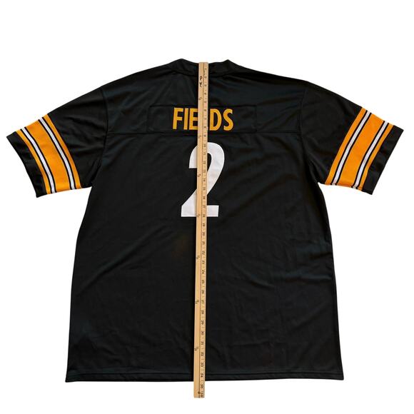 Pittsburg Steelers Justin Fields #2 Football Jersey Mens Sz 3XL Black Unbranded - Picture 7 of 8